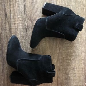 French connection black booties